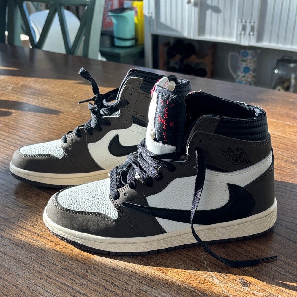 Nike Black and White High-Top Sneakers